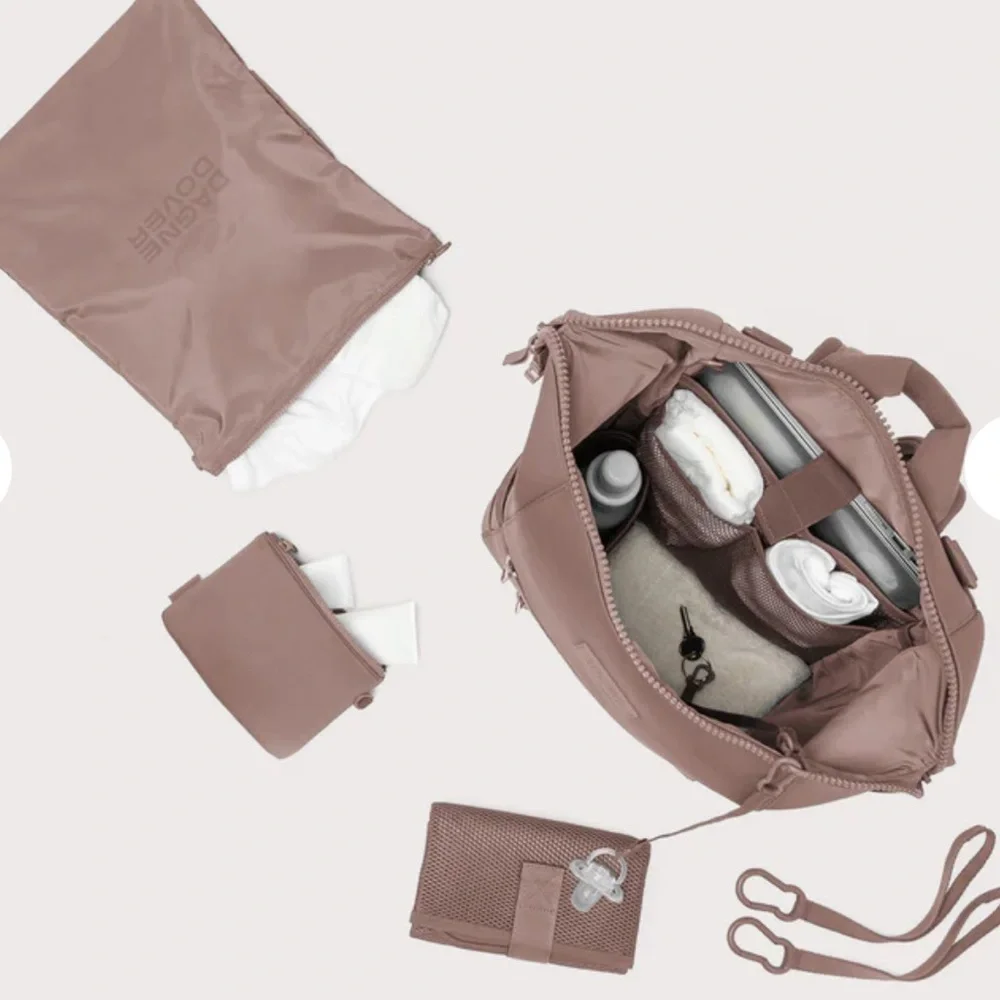 Rains Square Backpack in Taupe